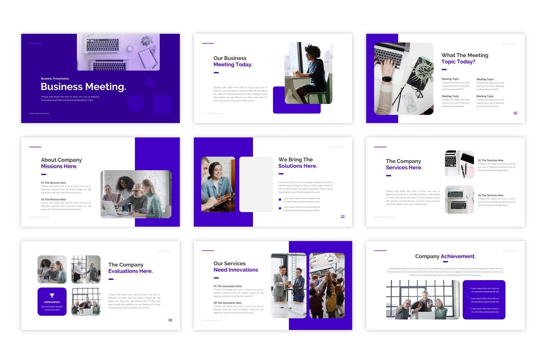 商务会议PPT设计模板