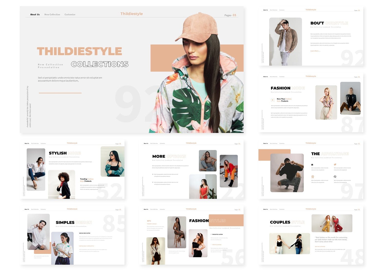 极简主义自我介绍个人简历ppt模板