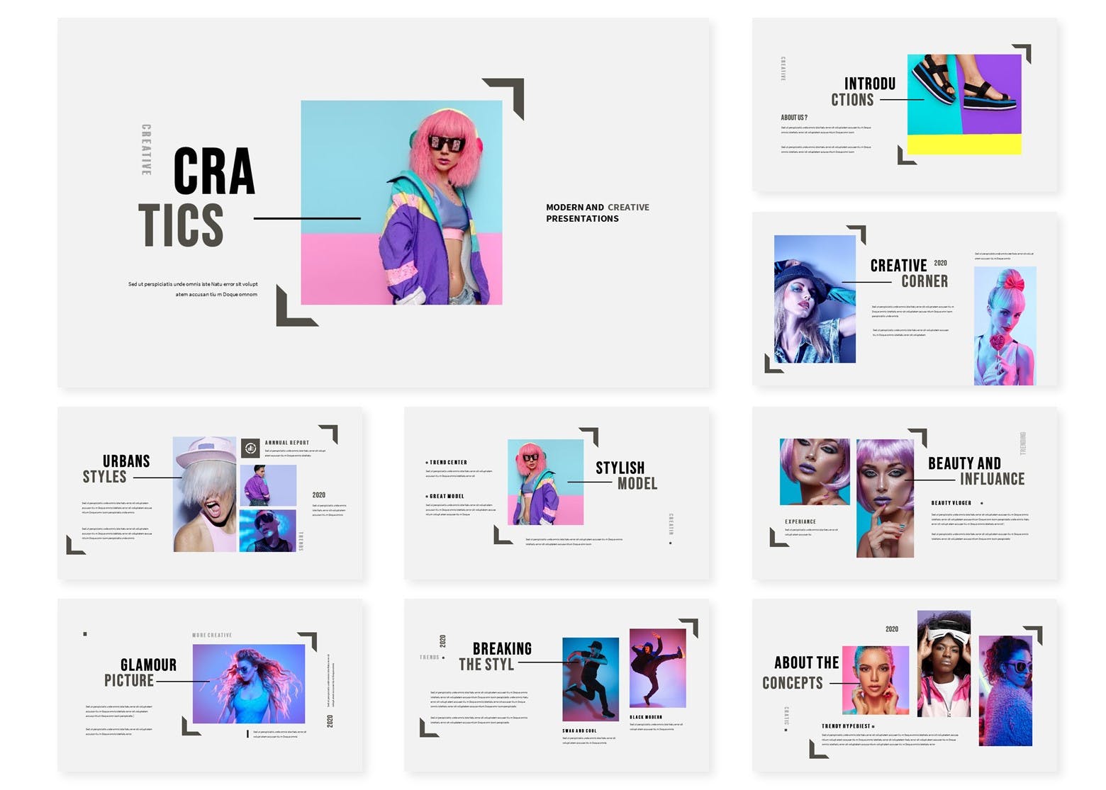 精美高端的ppt设计模板