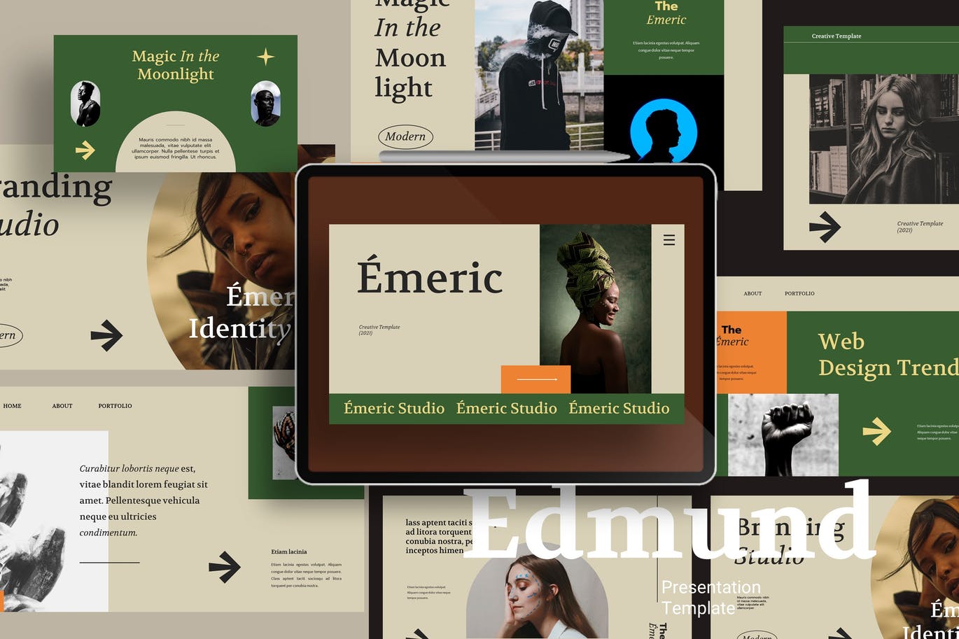 时尚高端优雅简约多用途高品质powerpoint幻灯片演示模板（pptx）