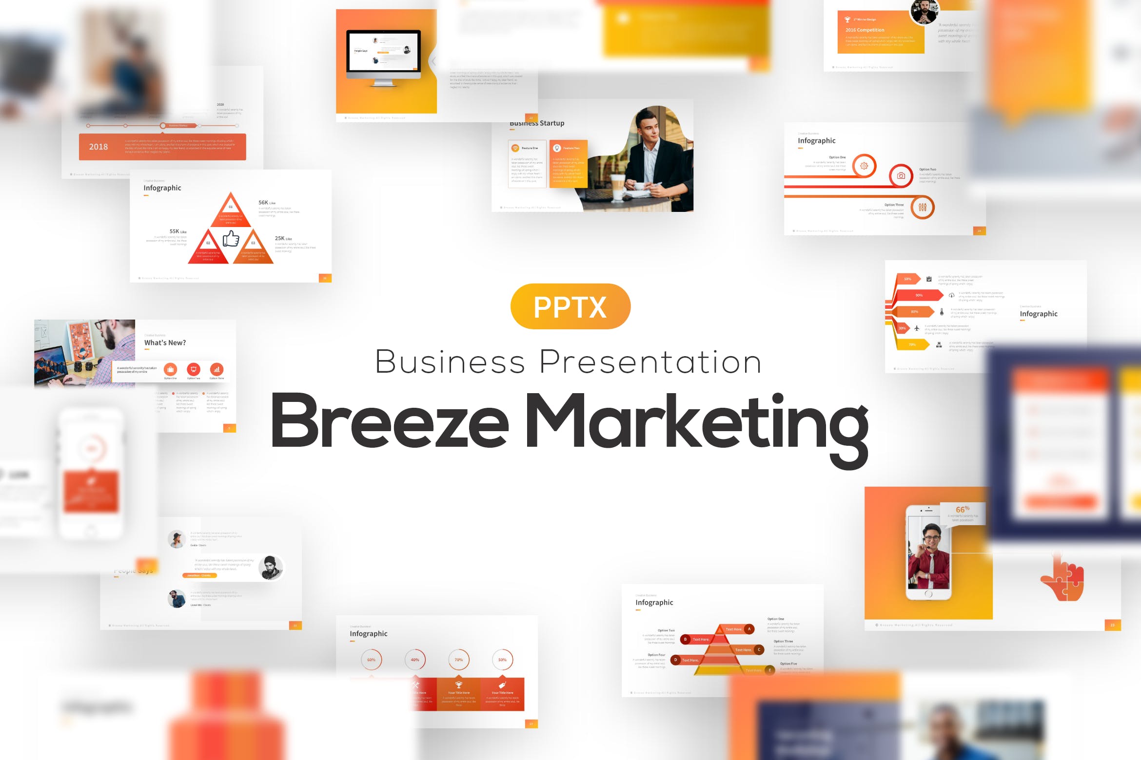 精美营销PPTt演示模板