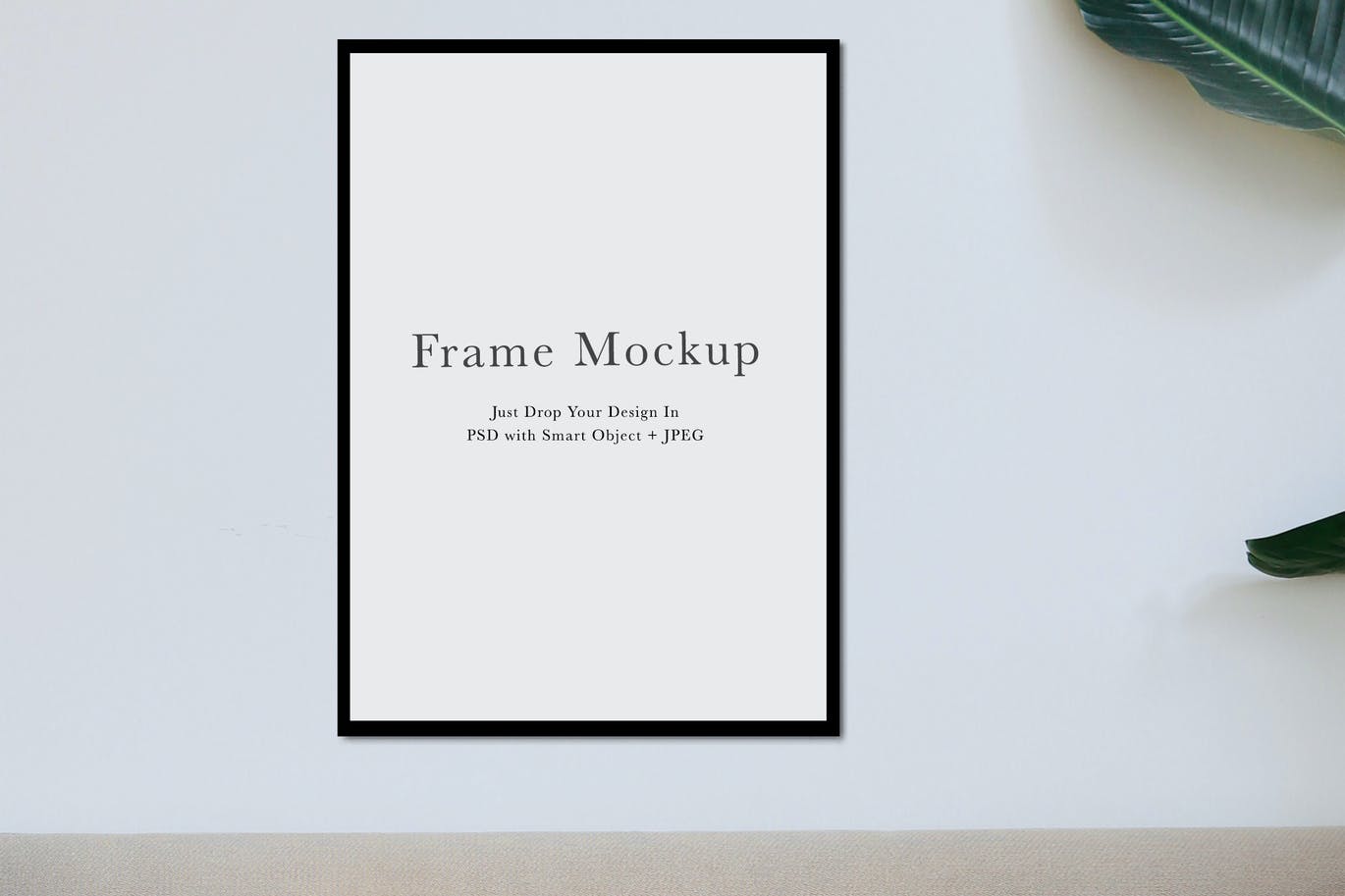 室内背景照片作品展示相框画框样机模板#2358 Frame Mockup #2358, Interior Mockup