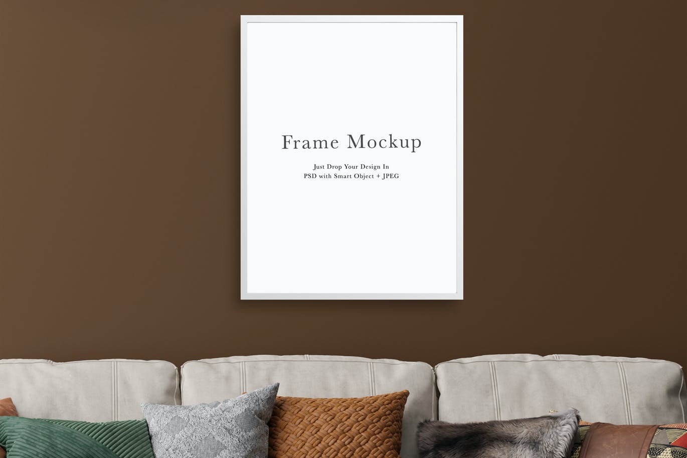 室内背景照片作品展示相框画框样机模板#2293 Frame Mockup #2293, Interior Mockup