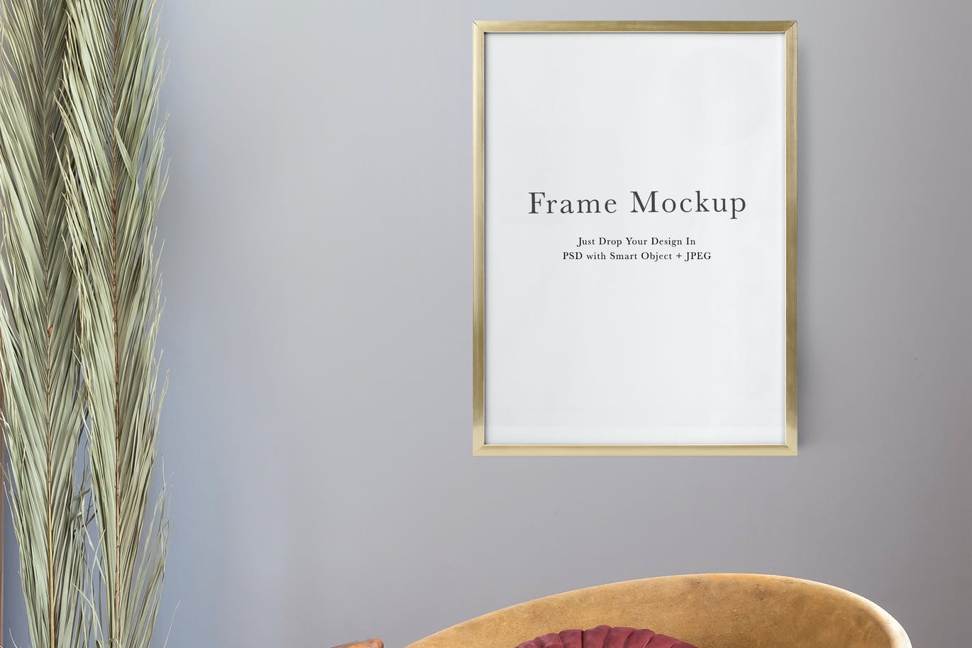 室内背景照片作品展示相框画框样机模板#2400 Frame Mockup #2400, Interior Mockup