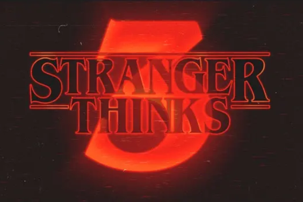 《怪奇物语》惊悚科幻文字效果 PSD样机模板素材包