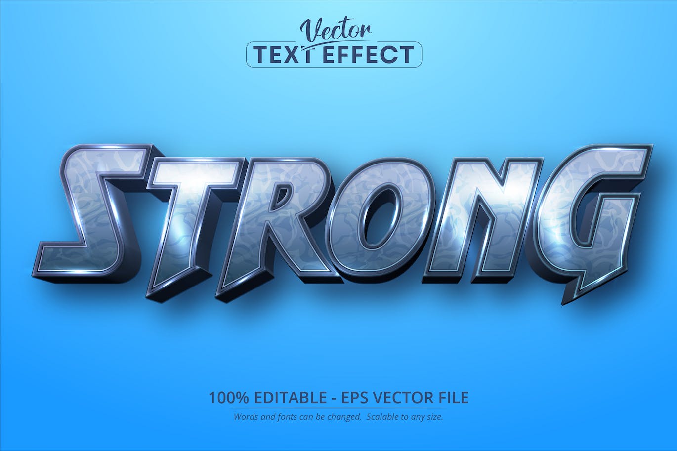 卡通风格可编辑文本效果，卡通字体样式