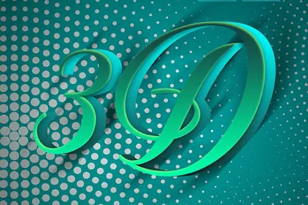 绿色3D文字效果图层样式素材[ASL]