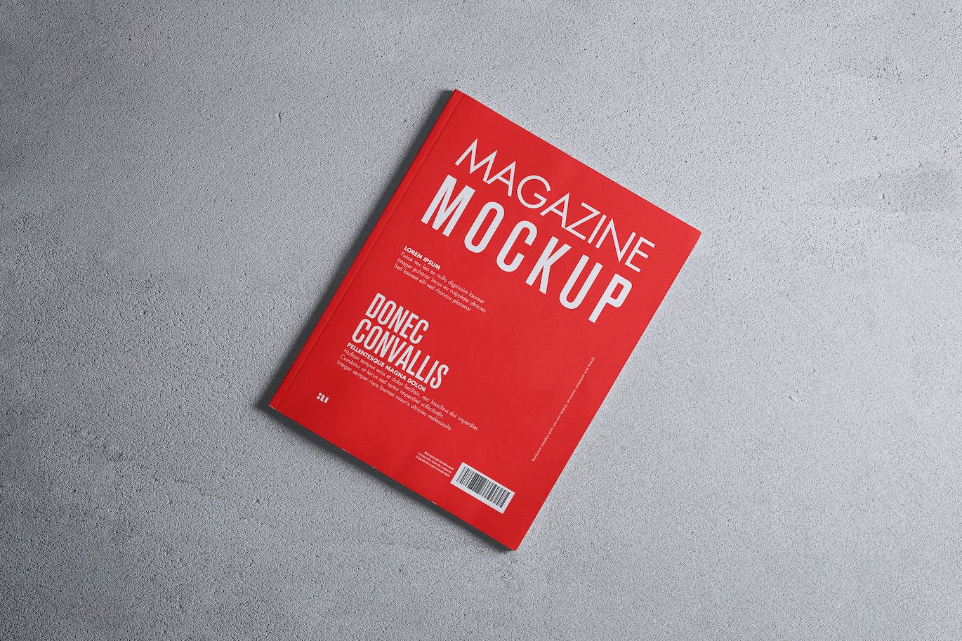 精装杂志封面设计样机模板 Magazine Mockup