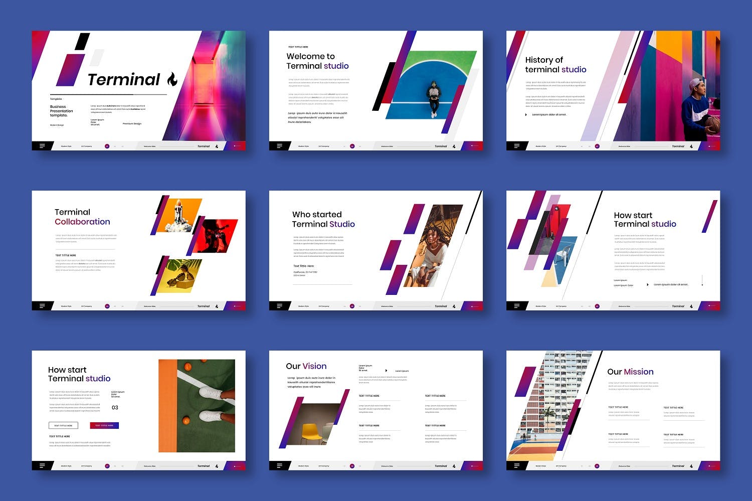 商务介绍PPT演示模板