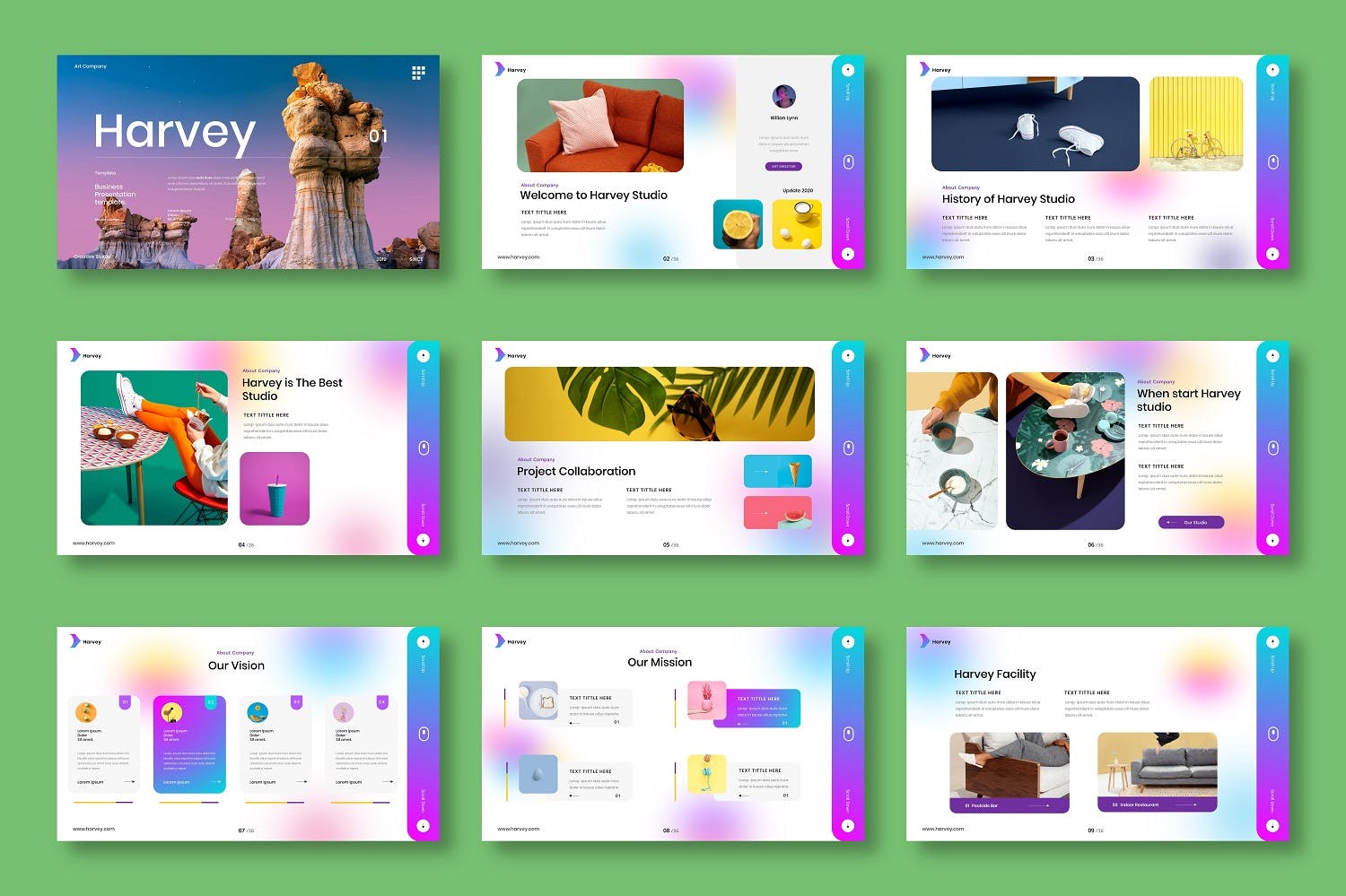 企业介绍业务介绍PPT模板