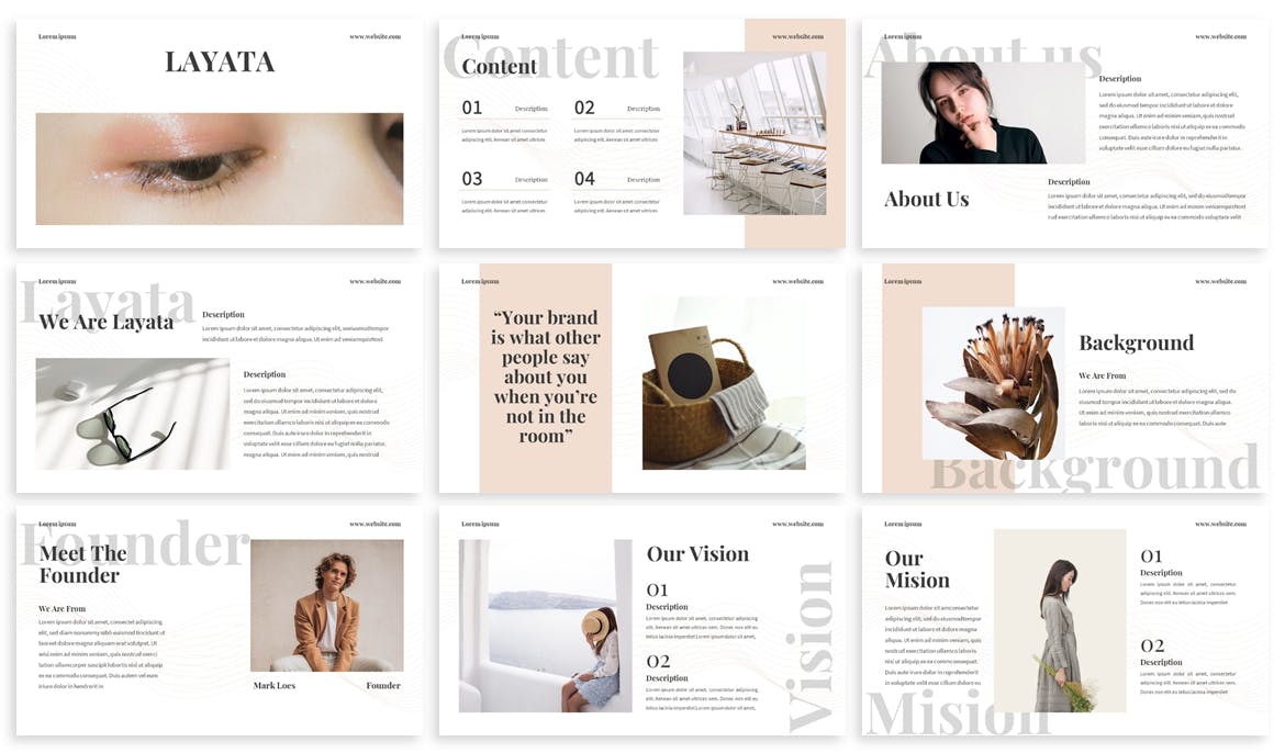 品牌介绍PPT模板