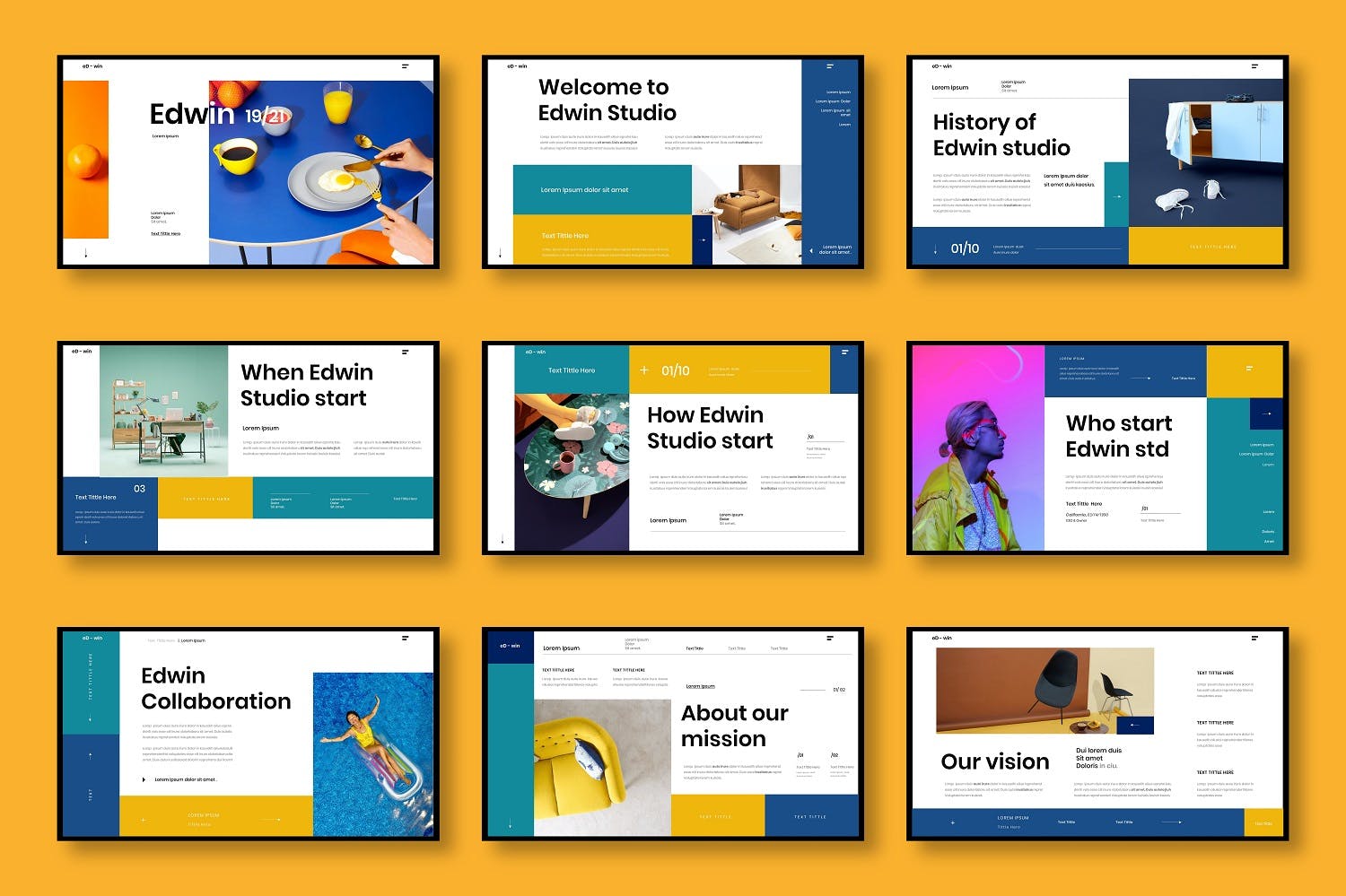 时尚业务介绍PPT模板