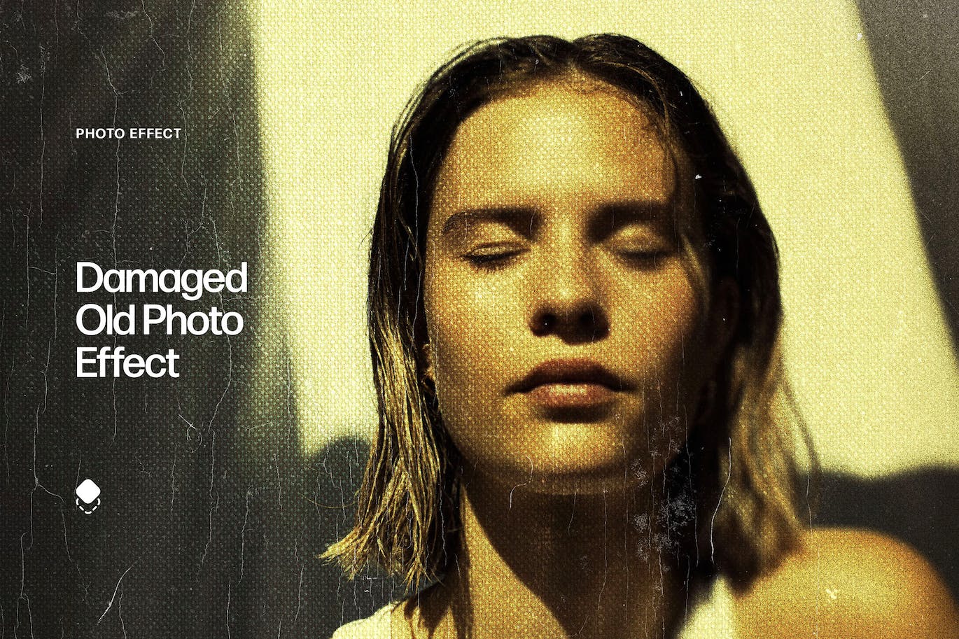 损坏的旧照片效果
