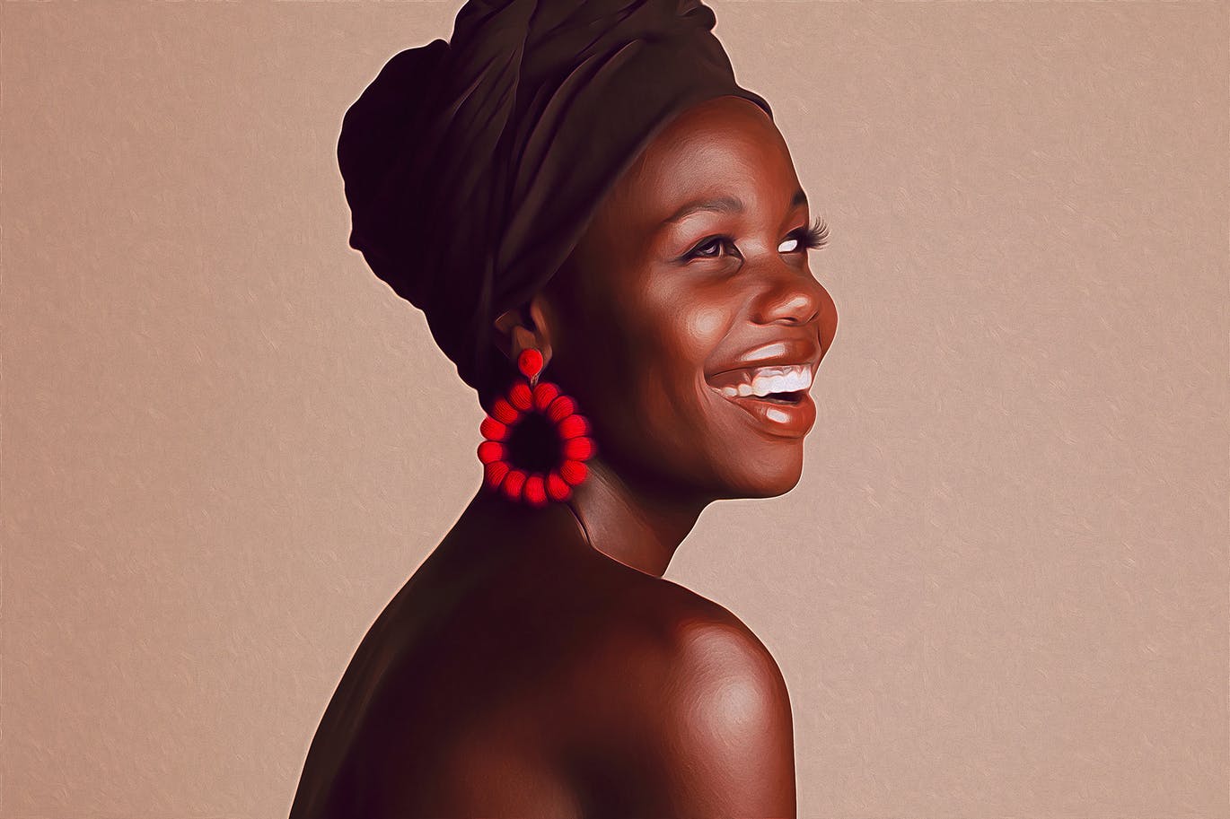 油画效果的PS图层样式下载