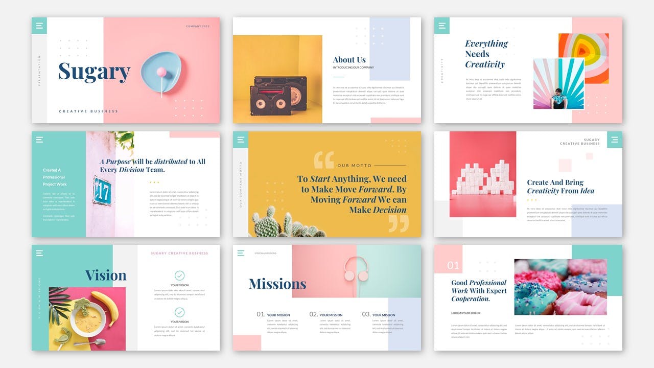 创意商业Powerpoint模板（PPTX）