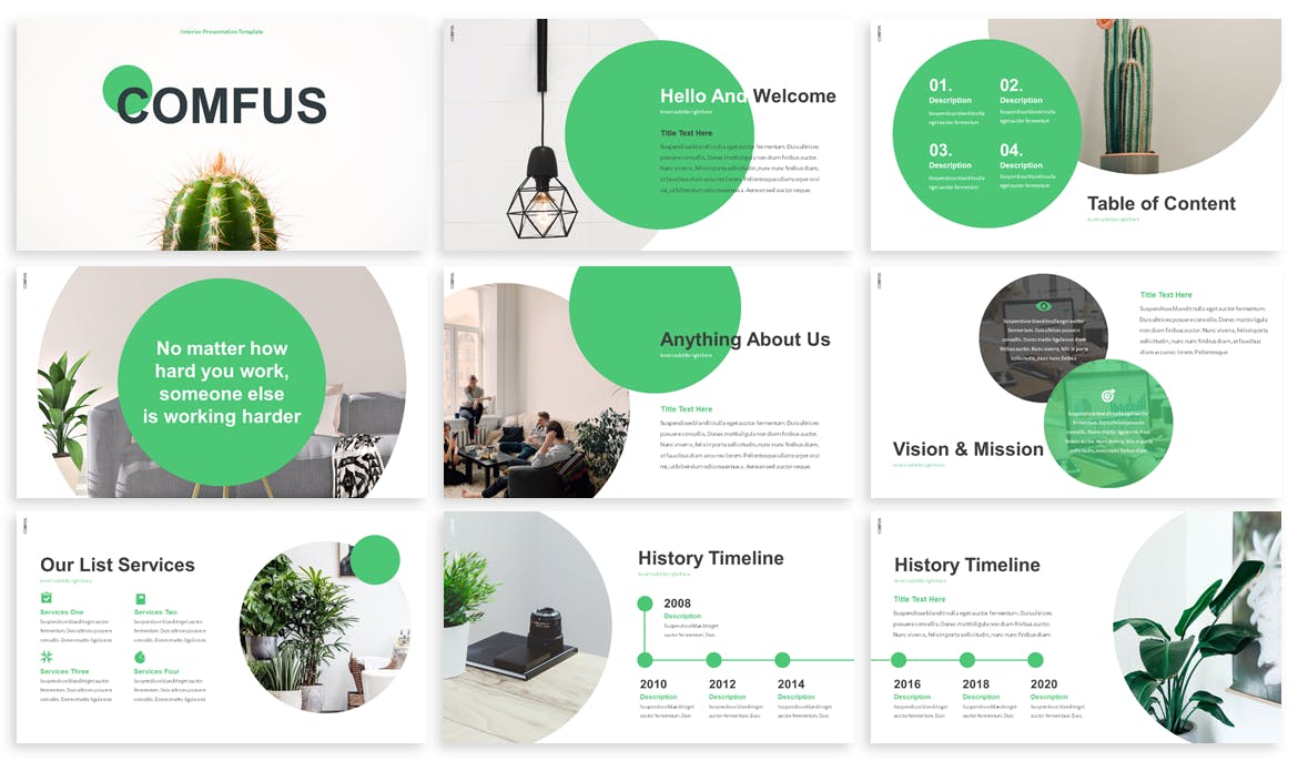 时尚建业的商业计划书模板（PPTX）