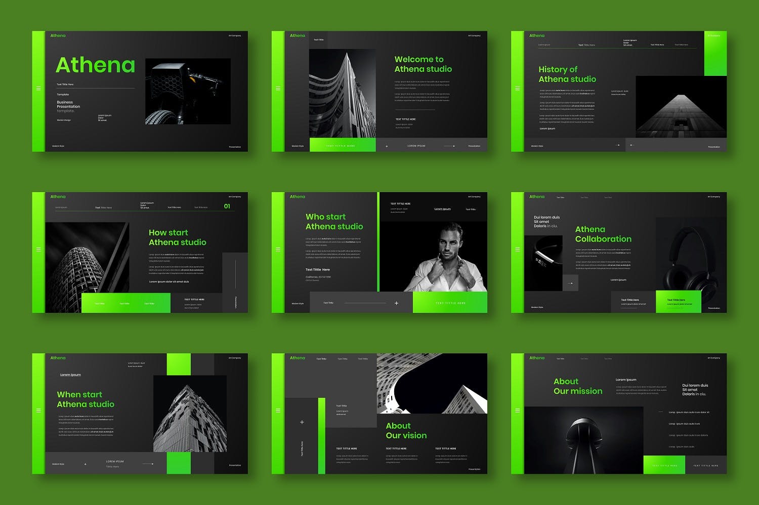 酷炫色彩的PPT模板（PPTX）