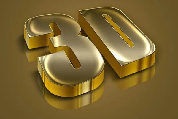 豪华深金色3D文字效果ps图层样式