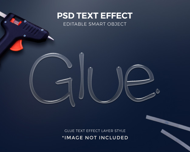 3D热熔胶文字效果设计样式[PSD]