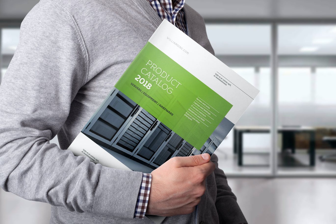 企业宣传册/产品目录设计展示样机 Brochure / Catalog Mock-Up