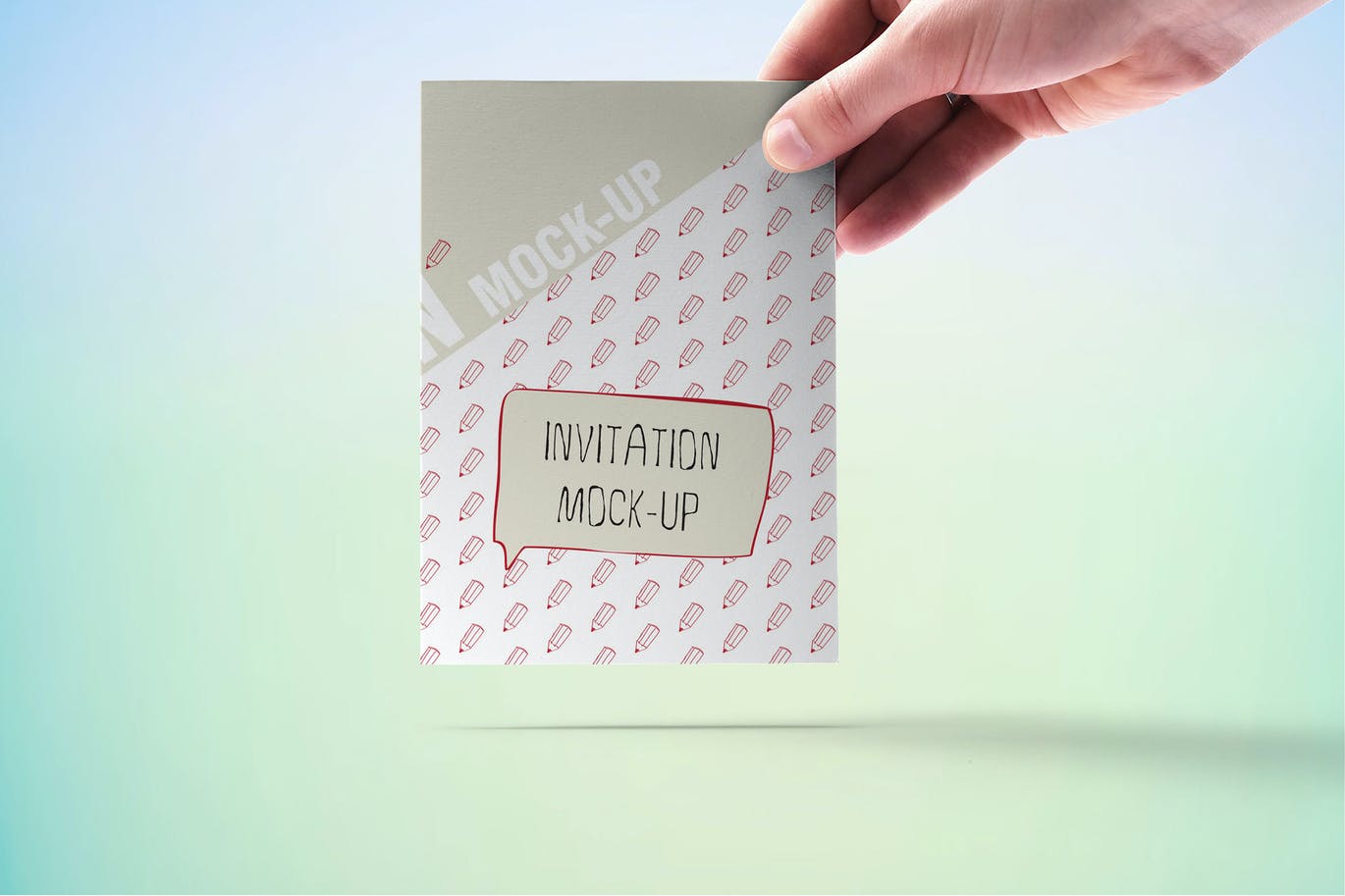 邀请函/请柬/贺卡设计效果图展示样机 Invitation / Greeting Card Mock-up