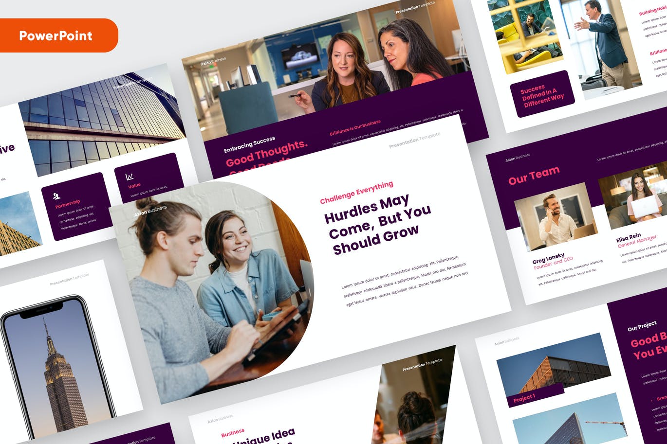 时尚高端专业的高品质商业商务SWOT分析powerpoint幻灯片演示模板（pptx）