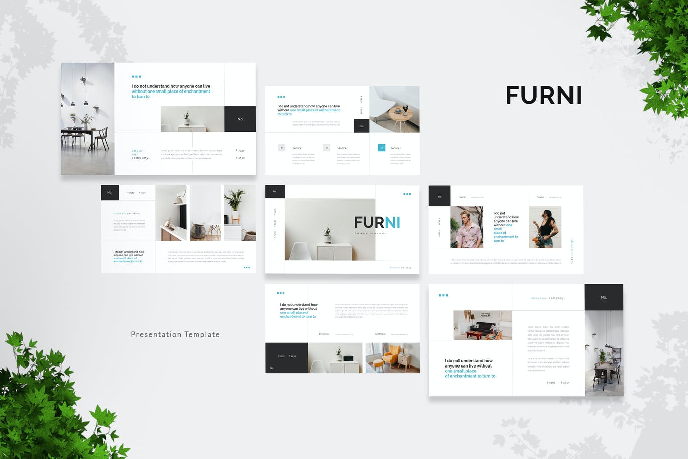 清新时尚简约多用途powerpoint幻灯片演示模板（pptx&keynote）
