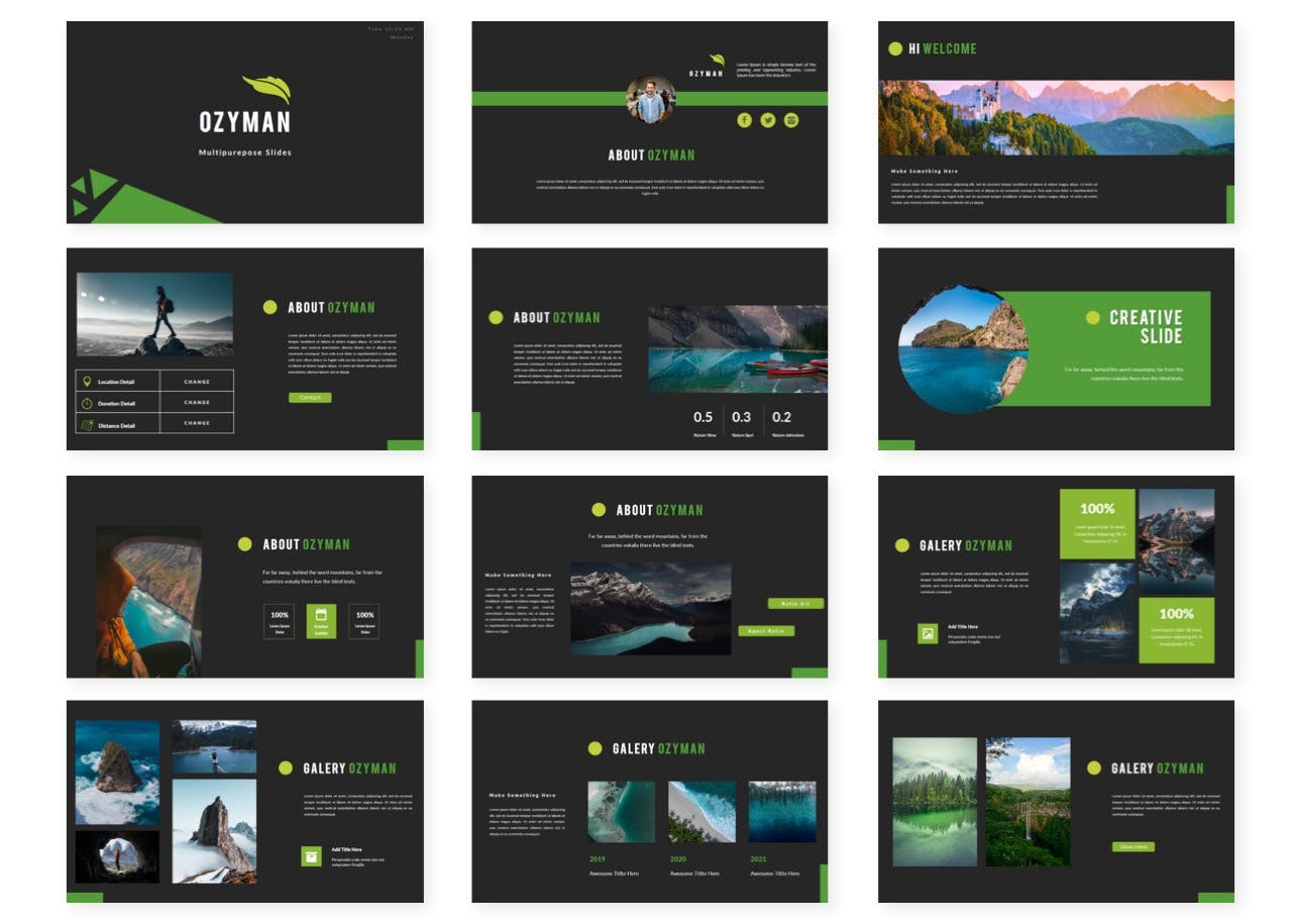 酷炫科技风格PPT模板（PPTX）