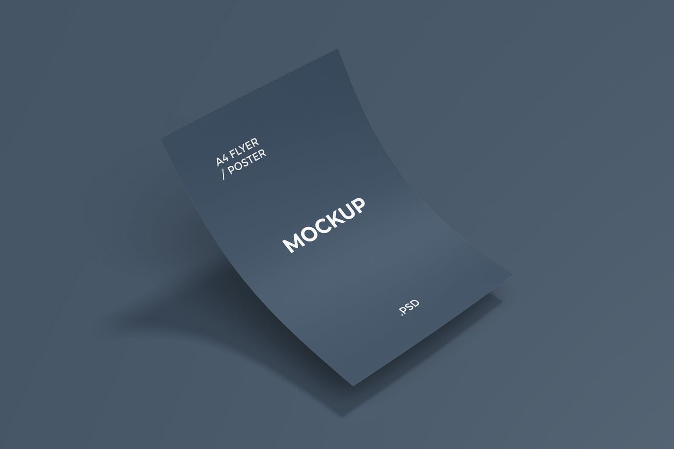 A4传单设计效果图样机模板 A4 Flyer Mockup