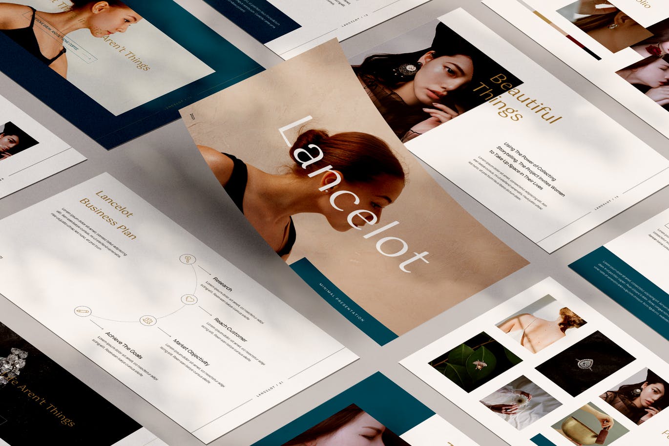 时尚高端专业优雅多用途powerpoint幻灯片演示模板（pptx）