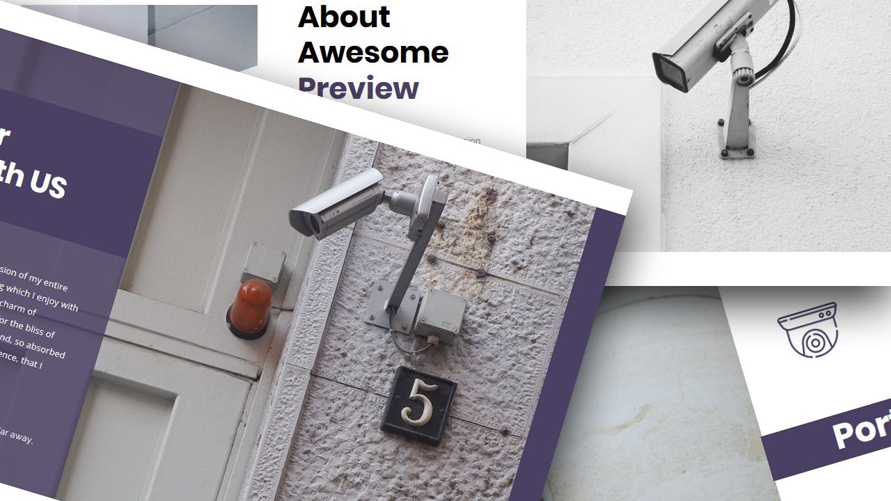 监控类产品展示PPT模板（PPTX）