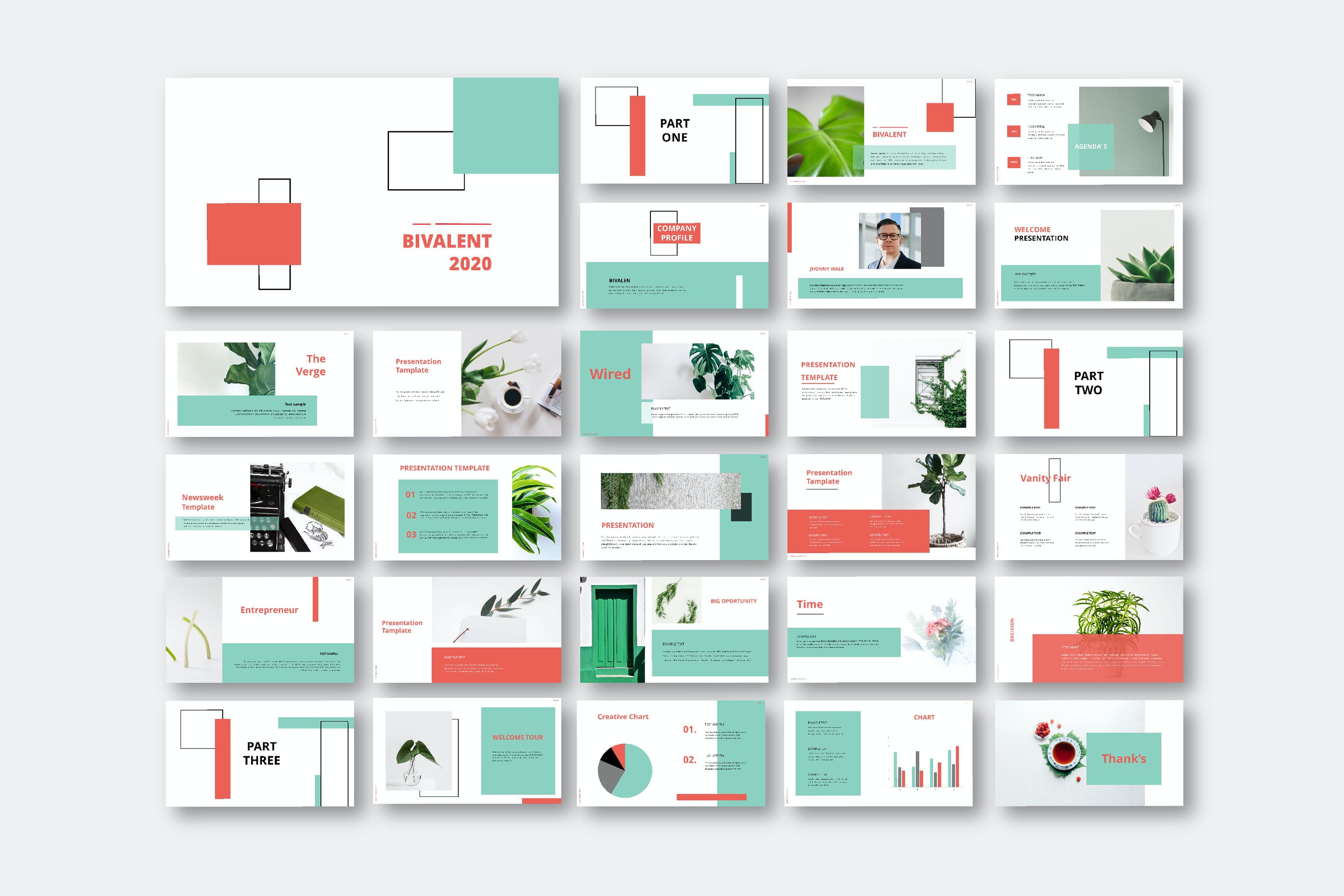 时尚多功能PPT模板（pptx）