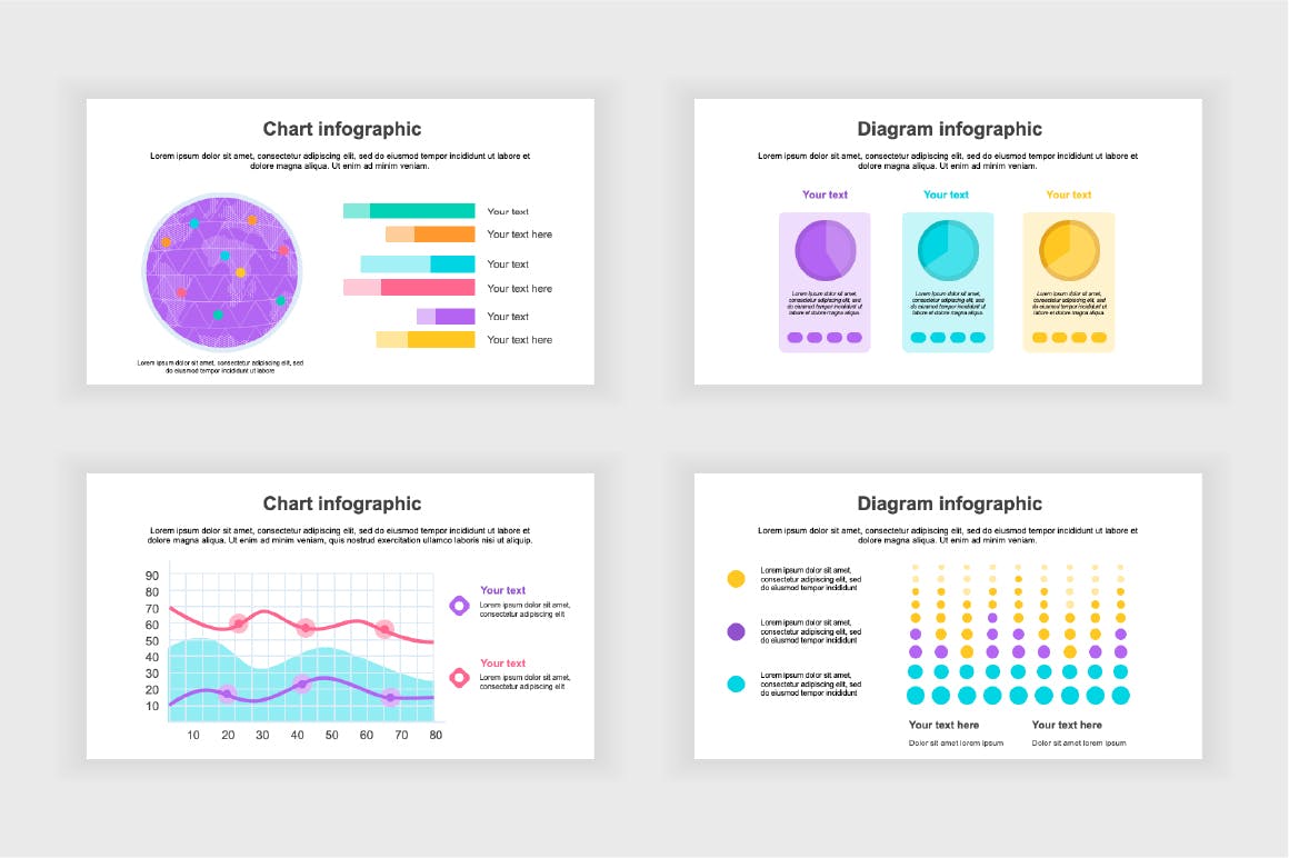 信息图形PPT大数据模板