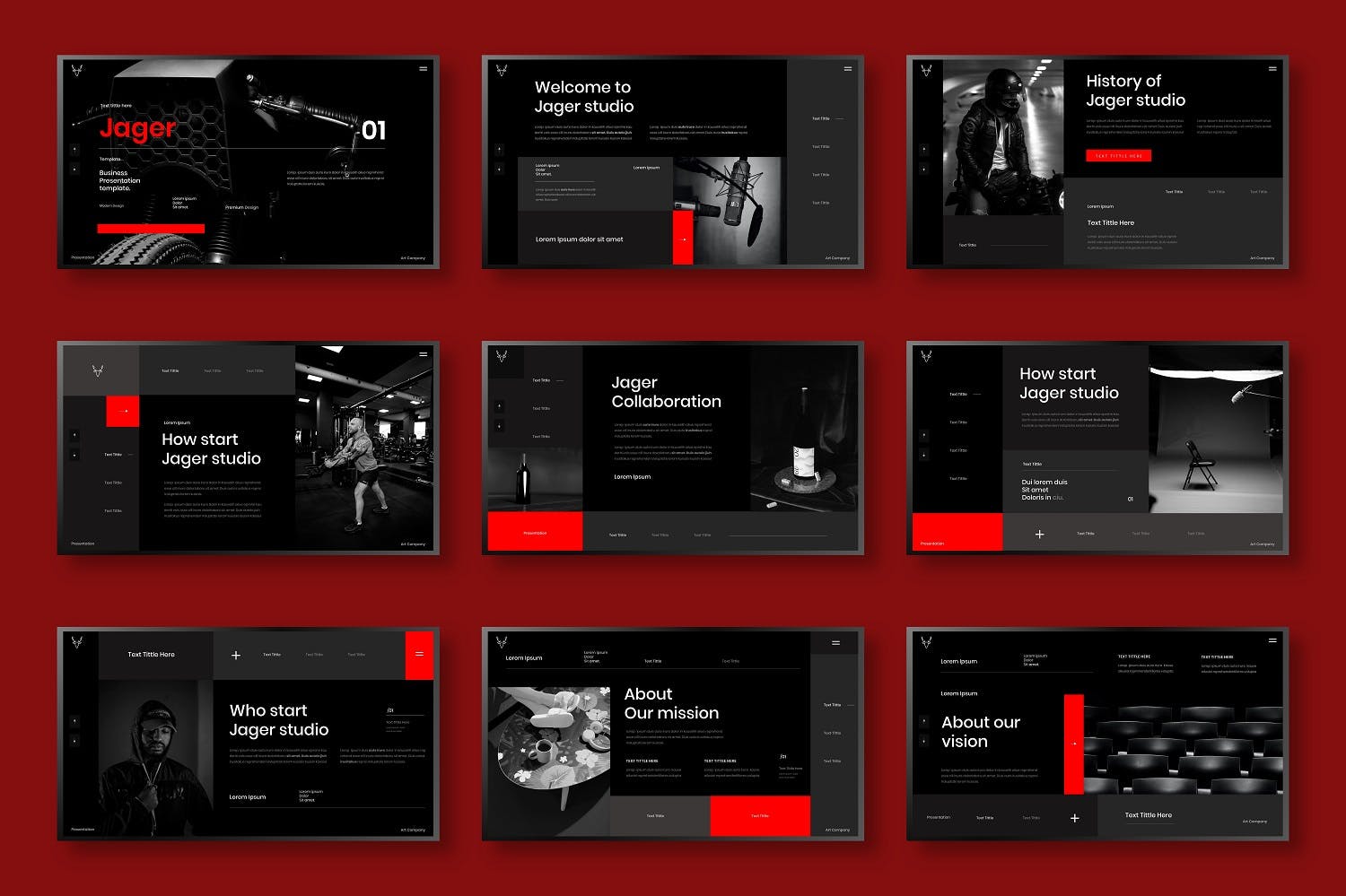 高端精美商务PowerPoint 模板[PPTX]