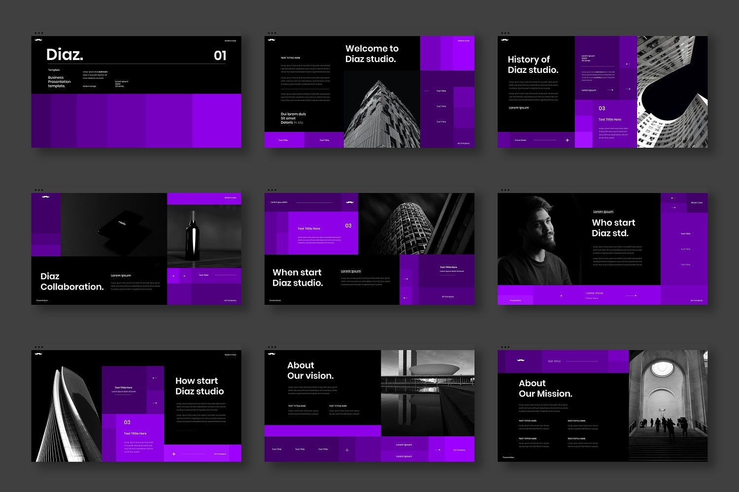 创意结构公司介绍PPT模板（PPT）