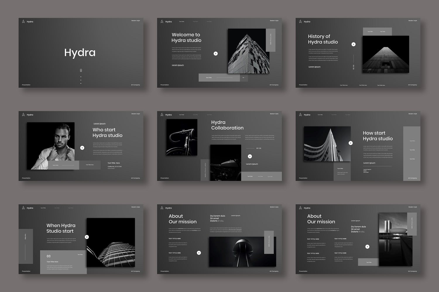 酷炫品牌业务演示文稿模板[PPTX]