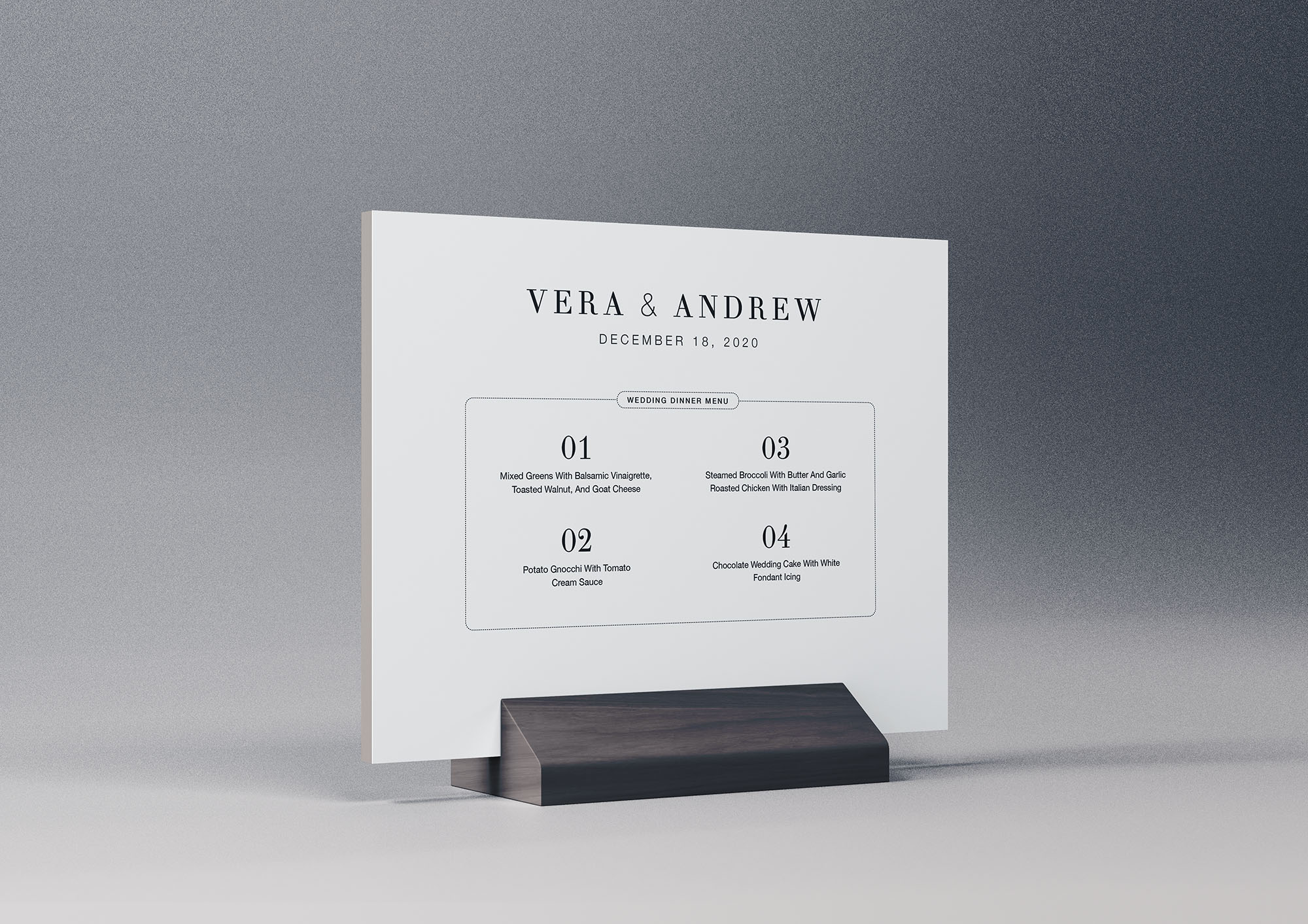 餐桌牌子设计效果图样机模板 Table Tent Mockup