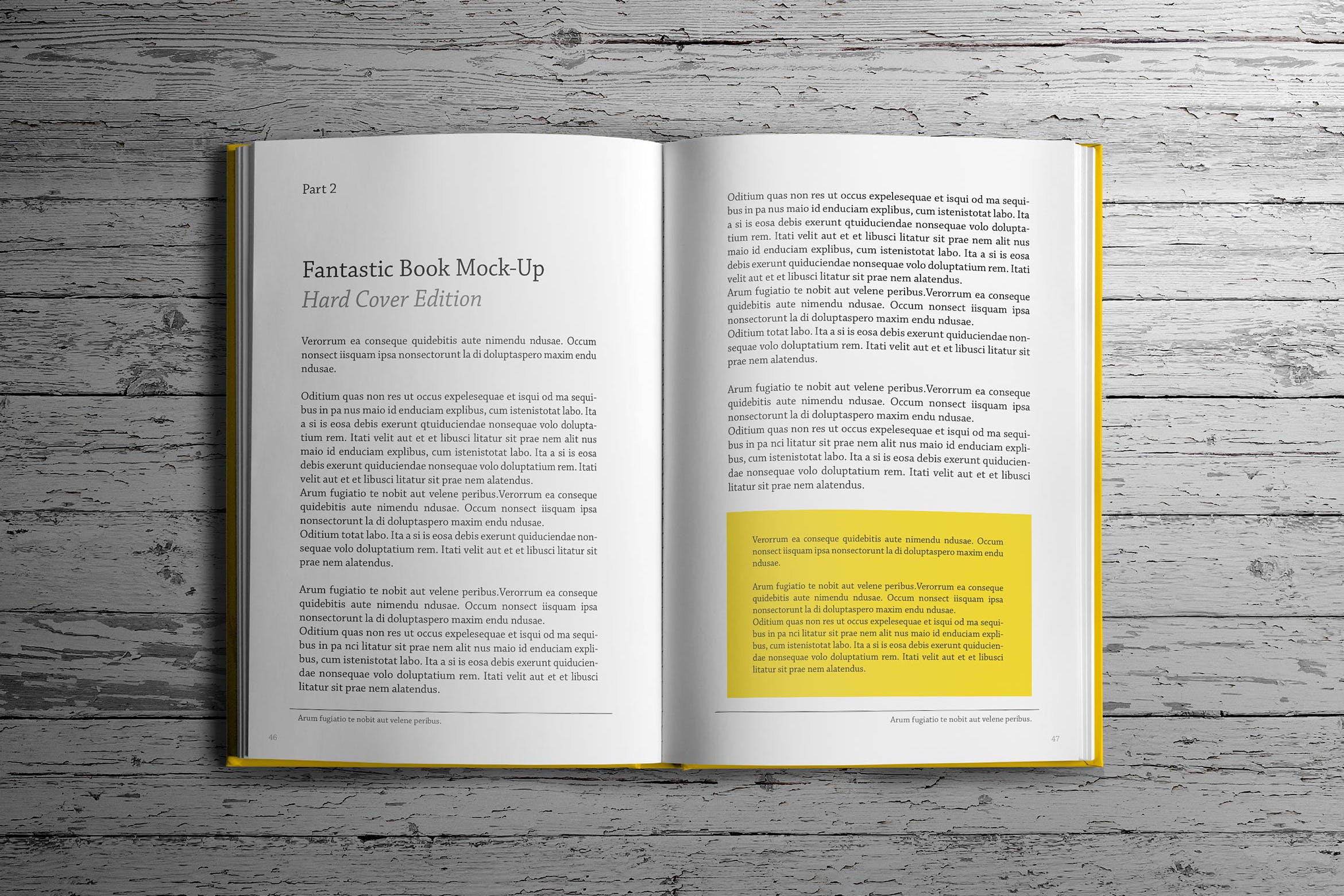 精装图书内页排版设计展示样机模板 Hard Cover Book Mockup