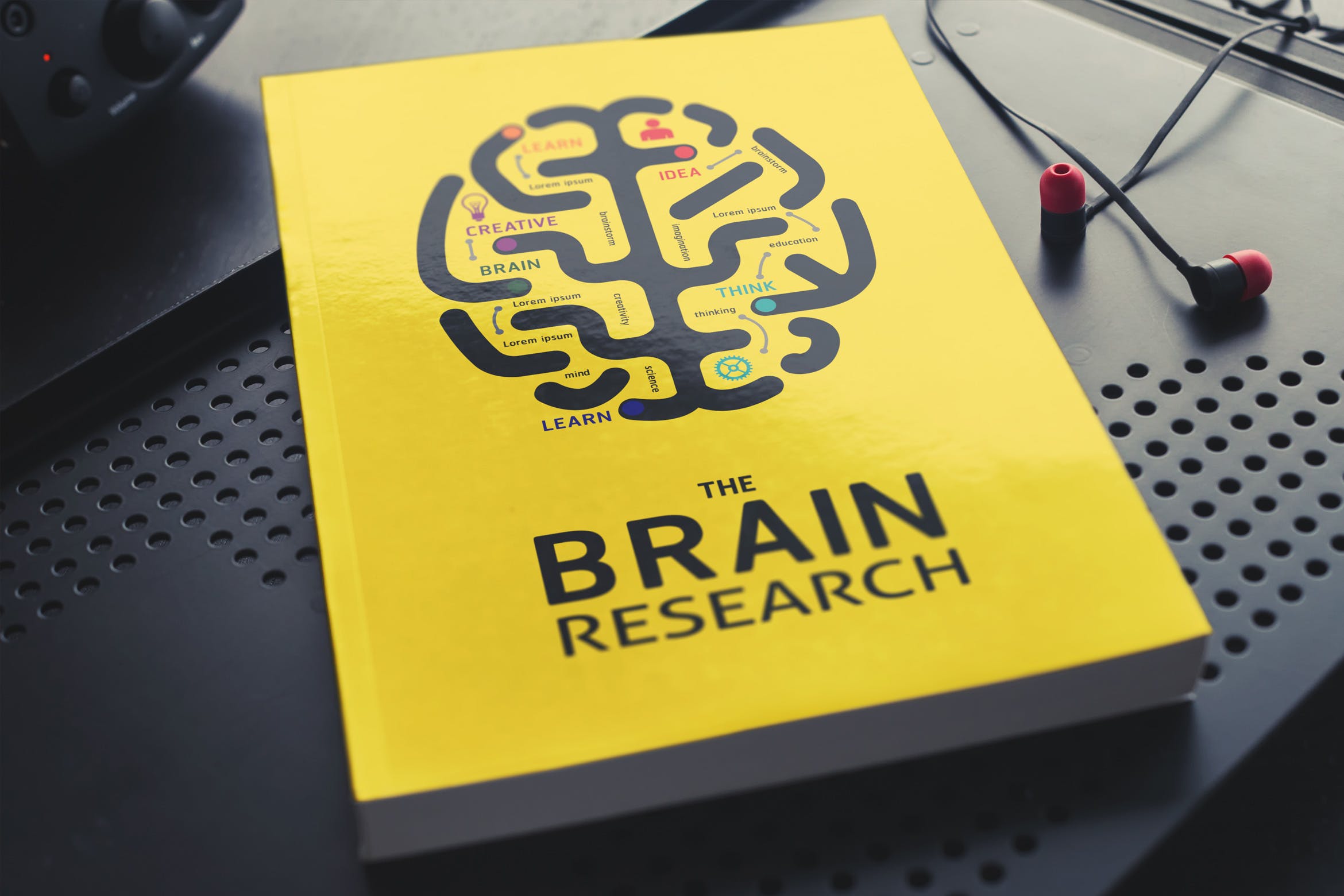 简装软封图书封面设计展示图样机 Book Mockup / Soft Cover Edition