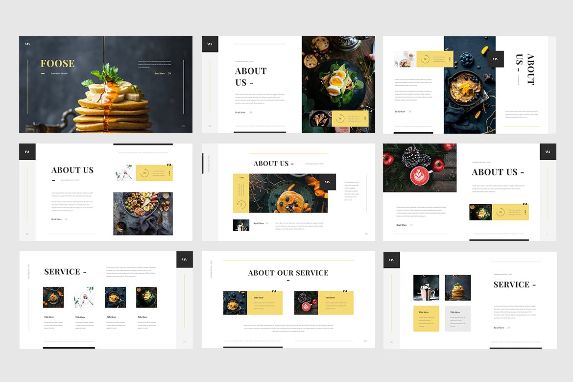 美食项目商业计划书PPT设计模板（PPTX,KEY）