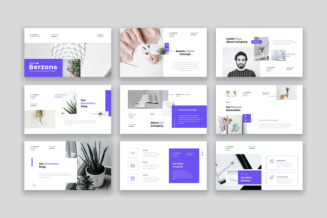 现代典雅幻灯片展示模板[PPTX]