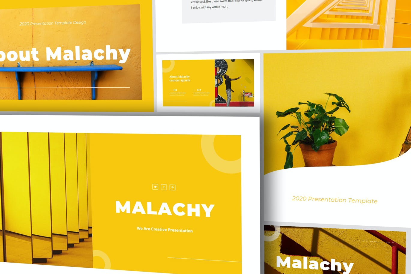 清新时尚高端创意多用途的powerpoint幻灯片演示模板（pptx）