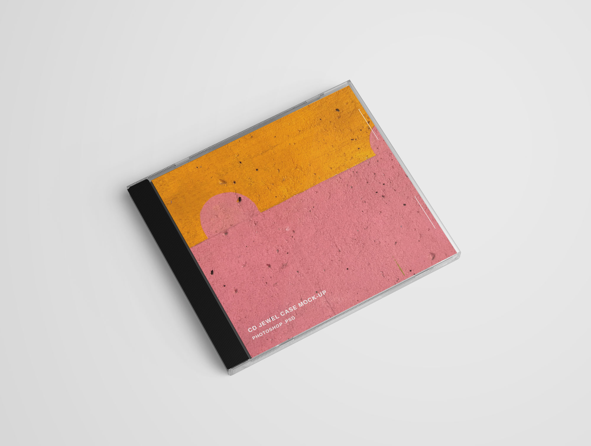 CD盒包装盒外观设计效果图样机PSD模板 CD Jewel Case Mockup – Photoshop .PSD