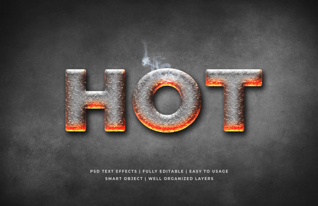 3d文本风格的效果模板