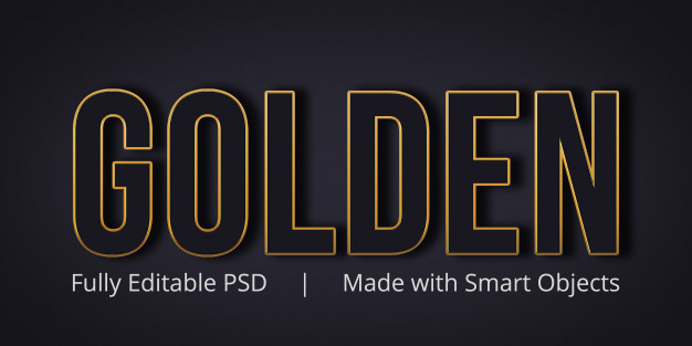 可编辑的PS特效字体样式