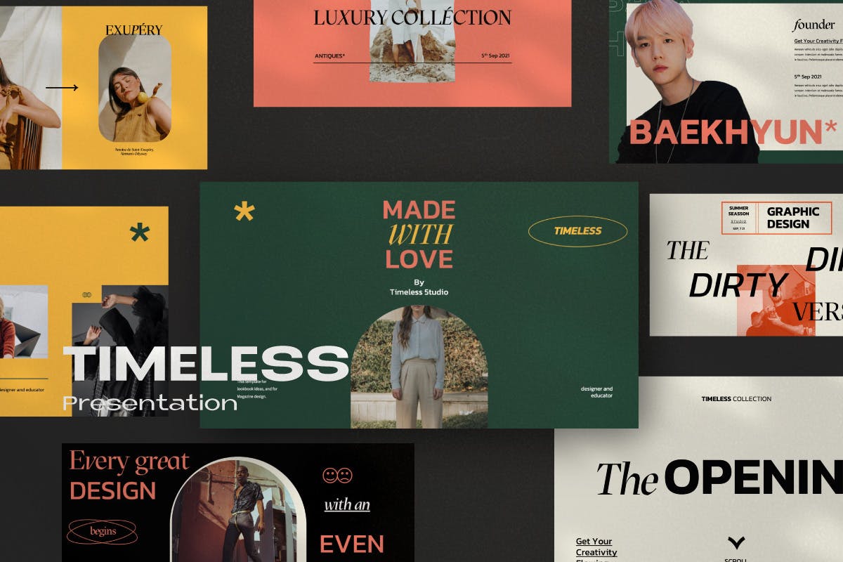 时尚高端城市潮流风格的多用途powerpoint幻灯片演示模板（pptx）