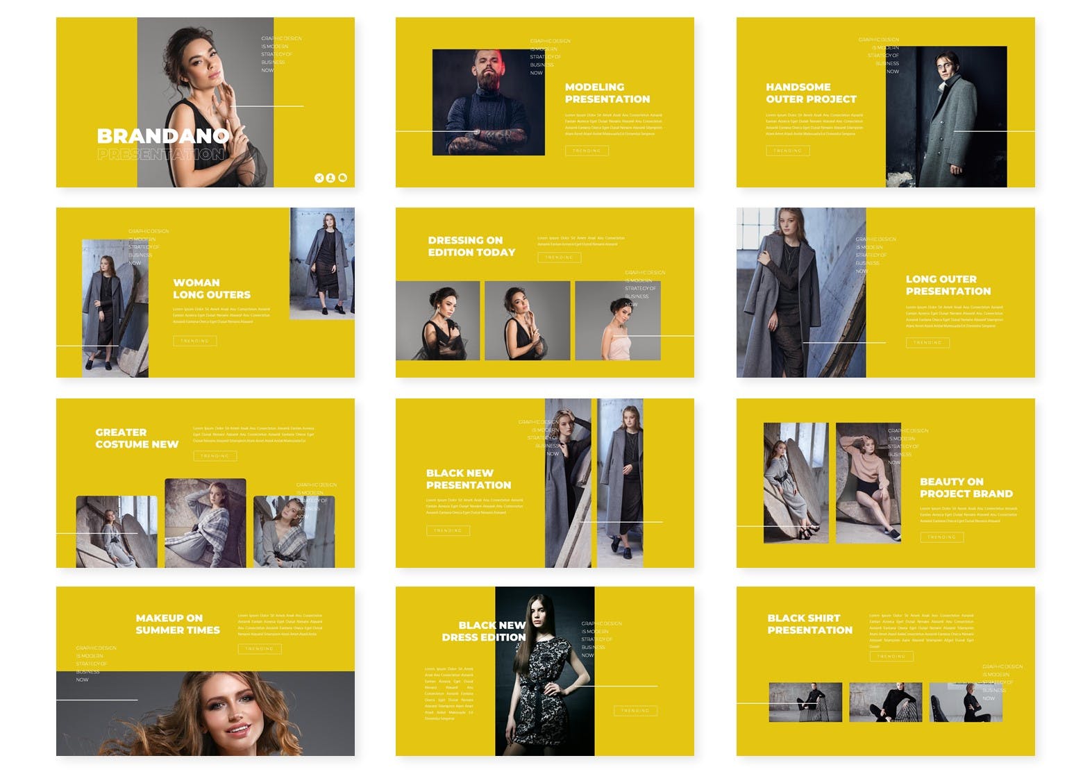 时尚前卫的PPT模版下载（PPTX）