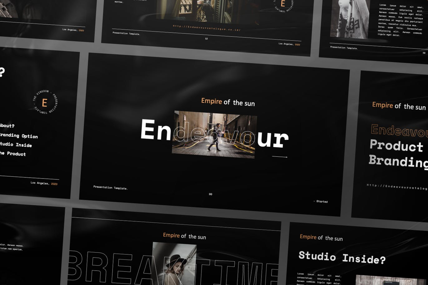 时尚高端多用途的高品质商业商务powerpoint幻灯片演示模板（pptx）