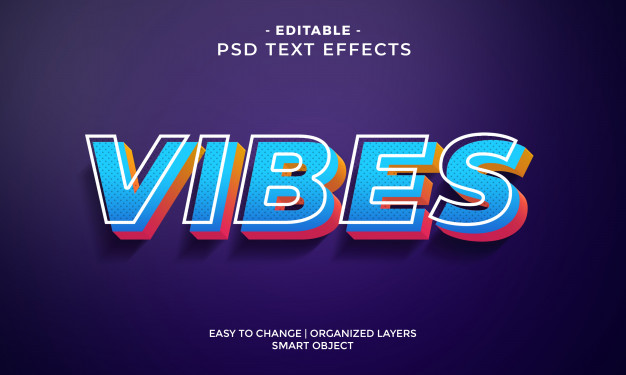 现代色彩丰富的PS文字效果