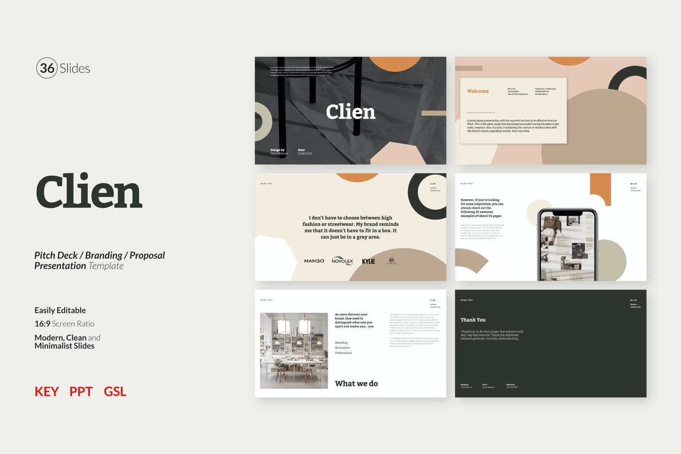 时尚高端清新优雅多用途的高品质powerpoint幻灯片演示模板（pptx）